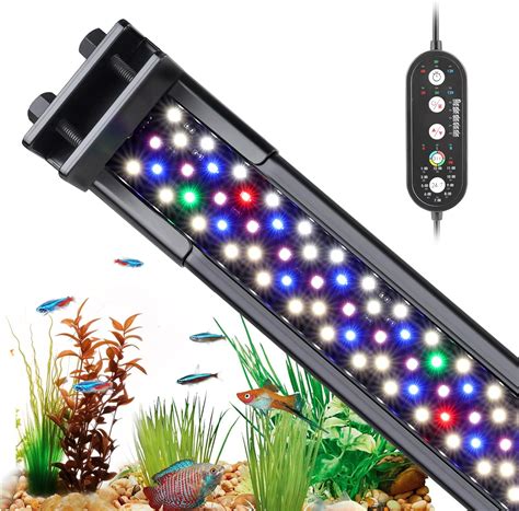 hygger Auto On Off LED Aquarium Light, Full Spectrum .